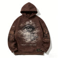 Printed Casual Long-Sleeve Mens Hoodie